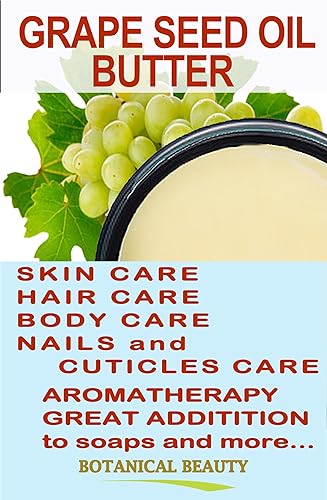 Miniatura 3 de Botanical Beauty Mantequilla de aceite de semilla de uva, virgen, natural, puro, sin refinar, sin refinar, para cara, piel, cuerpo, cabello dañado,