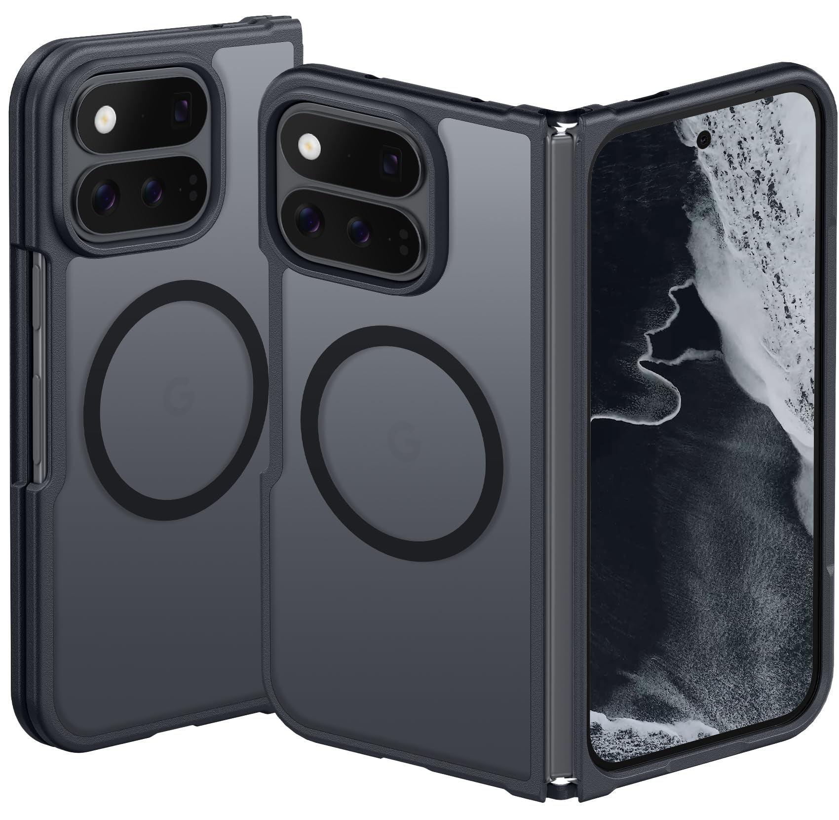 FNTCASE for Google Pixel 11 Pro Fold Case, Fit for Magsafe, Translucent