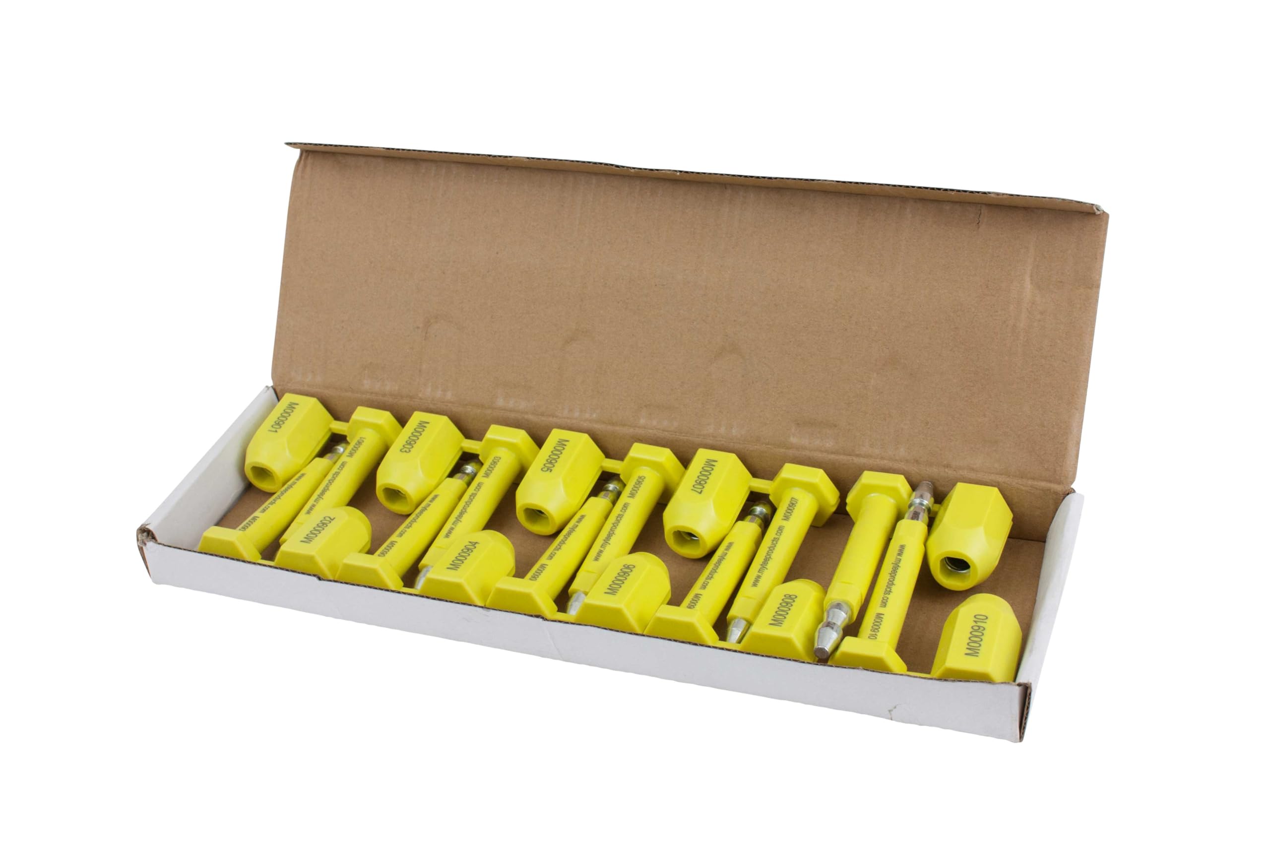 Mytee Products (10 Pcs) Bolt Seal for Cargo Containers and Truck Trailers | Container Truck Carriage Van Door Security Bolt Seals Protect Seal ISO17712