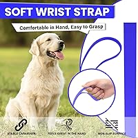 Vista 2 de Correa impermeable para perros Loutep de 10 pies, 16 pies, 30 pies, 50 pies, línea larga de PVC para perros, correa de playa, natación, seguimiento