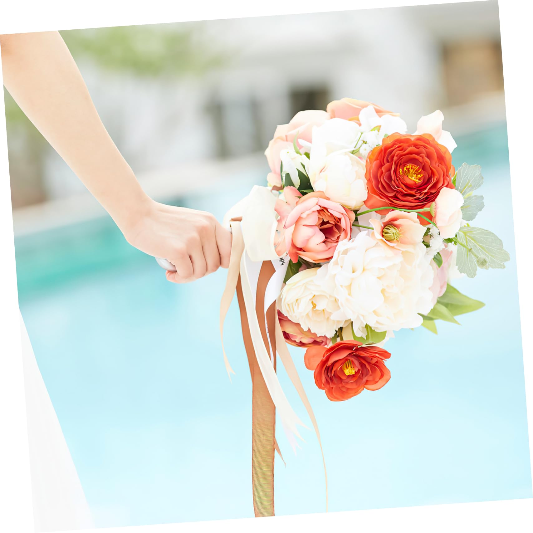Didiseaon 8piezas Soporte Para Ramos De Flores Barro Para Arreglos Para Bodas y Celebraciones Resistente y Duradero
