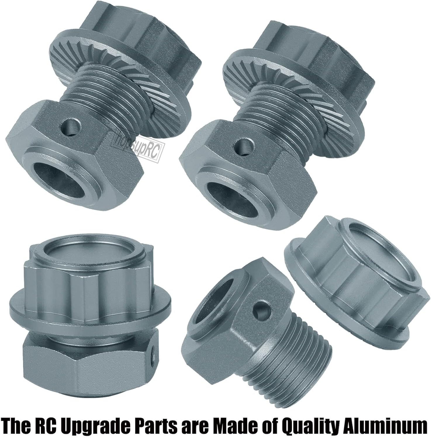 RC #45 Steel Front Rear Driveshaft Axles&Wheel Hex Hub Upgrades Part for 1/8 Mojave 4X4 4S BLX RC Car,Stainless Drive Shaft CVD Hops up,4PCS Black with Titanium.Vehicle Code:ARA4404.