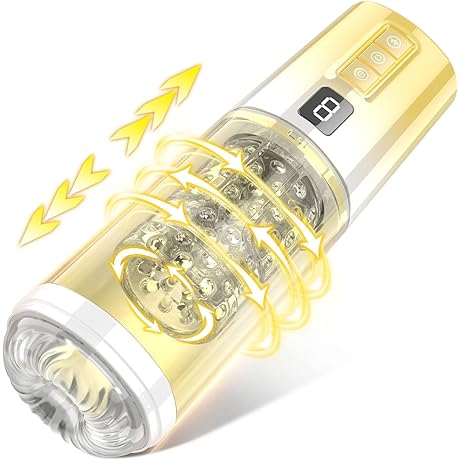 Automatic Penis Pump, Male Sex Toy with 9 Modes & 3D Realistic Pussy Stroker