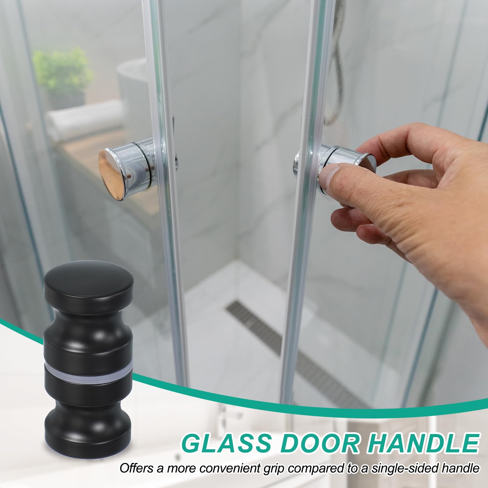 PATIKIL Glass Shower Door Handle - Image 4