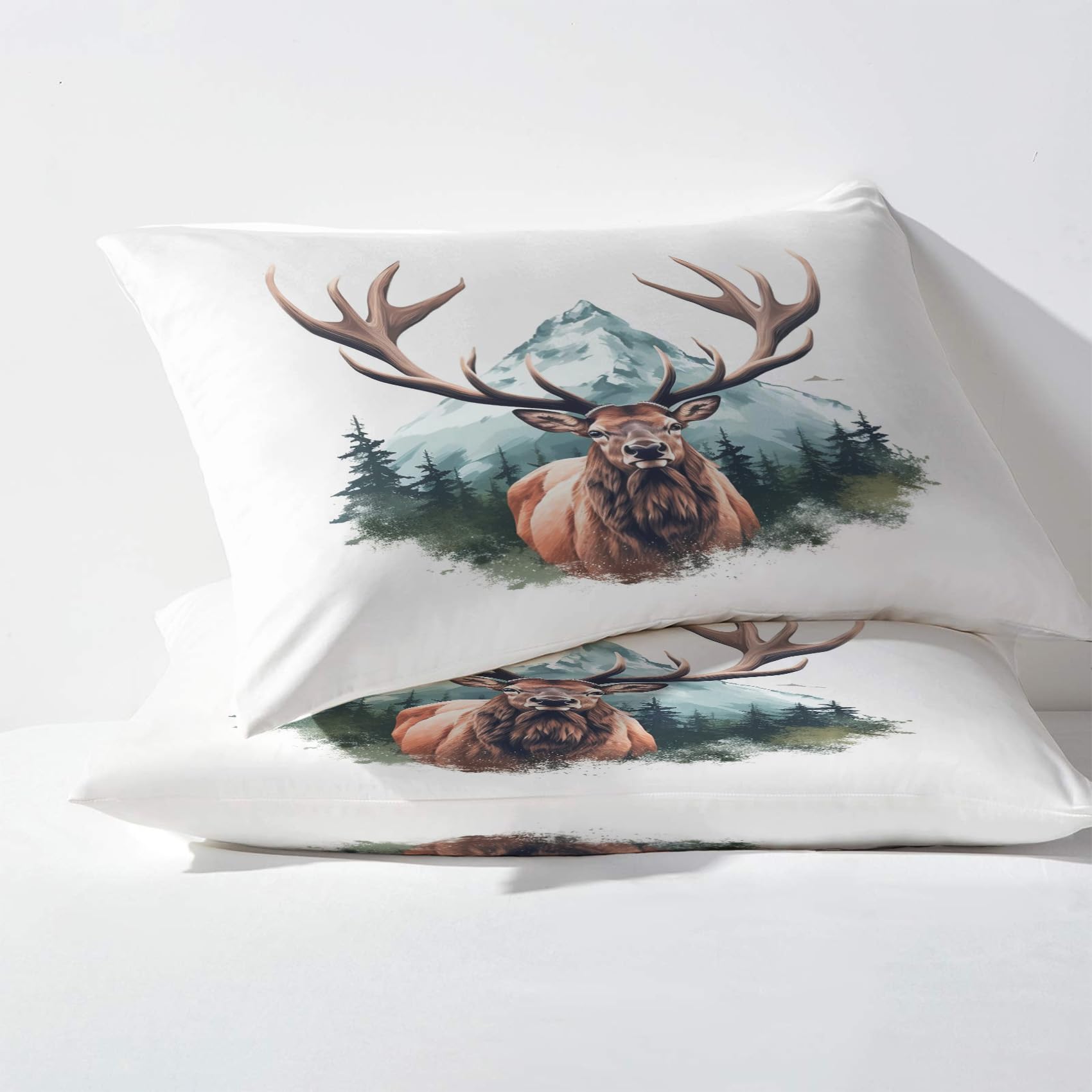 Housse De Couette Ours Sauvage 220X240, Ensemble De Literie Ours Patte