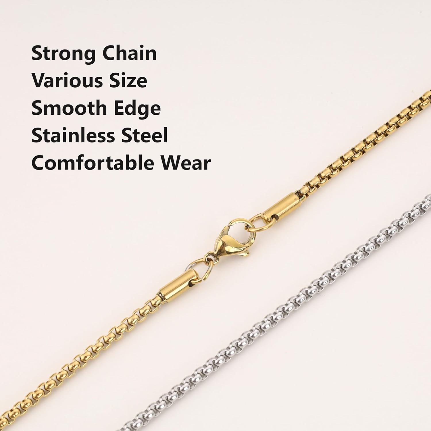 GAVU Men’s Stainless Steel Pendant Necklace, Protection Necklace Evil Eye Necklace for Men