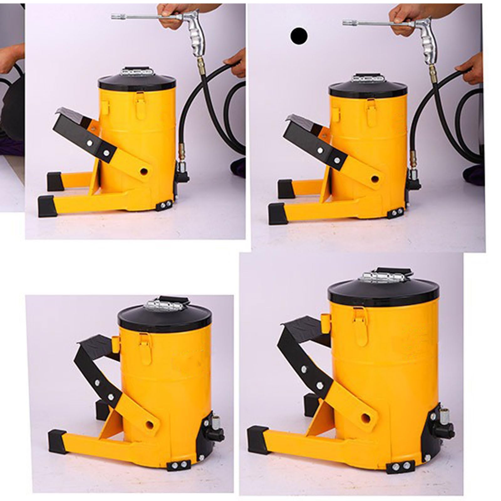 Pompa smarowa, przenośna pompa smarowa z pojemnością 10 kg, 10 000 psi wysokiego pneumatycznego zestawu pistoletu do smarowania, do wyposażenia mechanicznego olejki