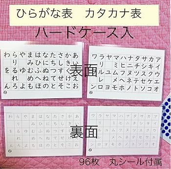 Amazon.co.jp: 203 あいうえお表（ひらがな表カタカナ表）ハガキ