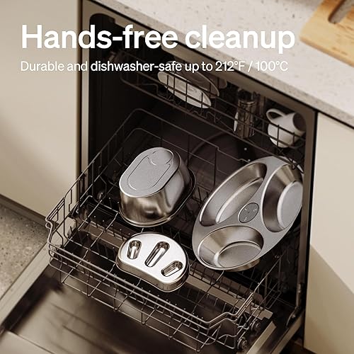 Miniatura 6 de PETLIBRO Tazón de alimentación lenta para perros y gatos pequeños, 1.125 tazas, cuenco de acero inoxidable antigolpes para perros y gatos, ayuda a