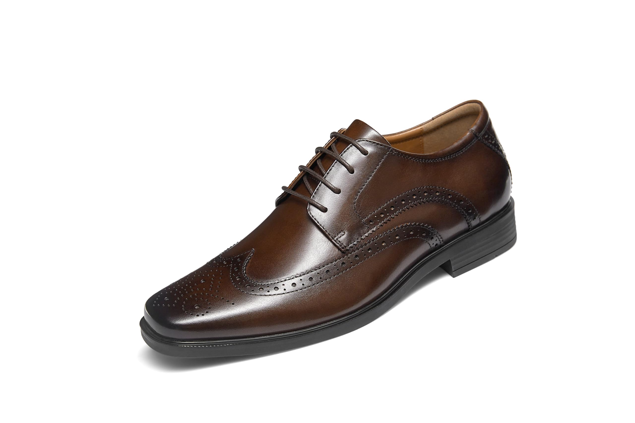 Mens Leather Oxford Shoes Formal Lace up Dress Shoes