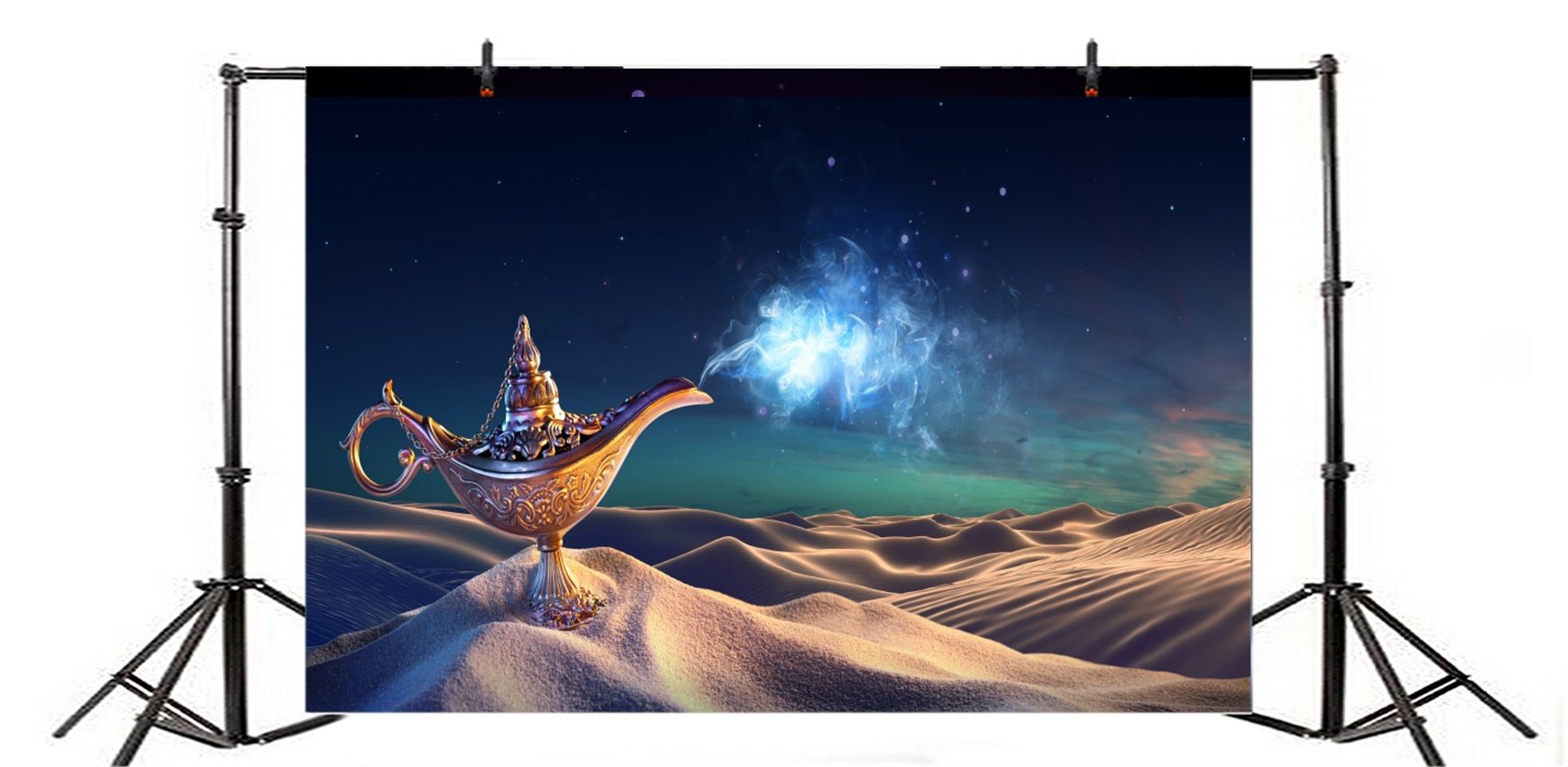 AOFOTO Fotohintergrund „Aladdins Wunderlampe“ – 2,1 X 1,5 M, Vinyl, Für Studio & Events