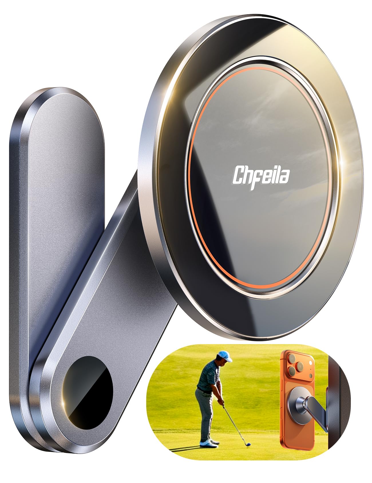 38% Off Chfeila Magnetic Golf Cart Phone Holder for MagSafe iPhone