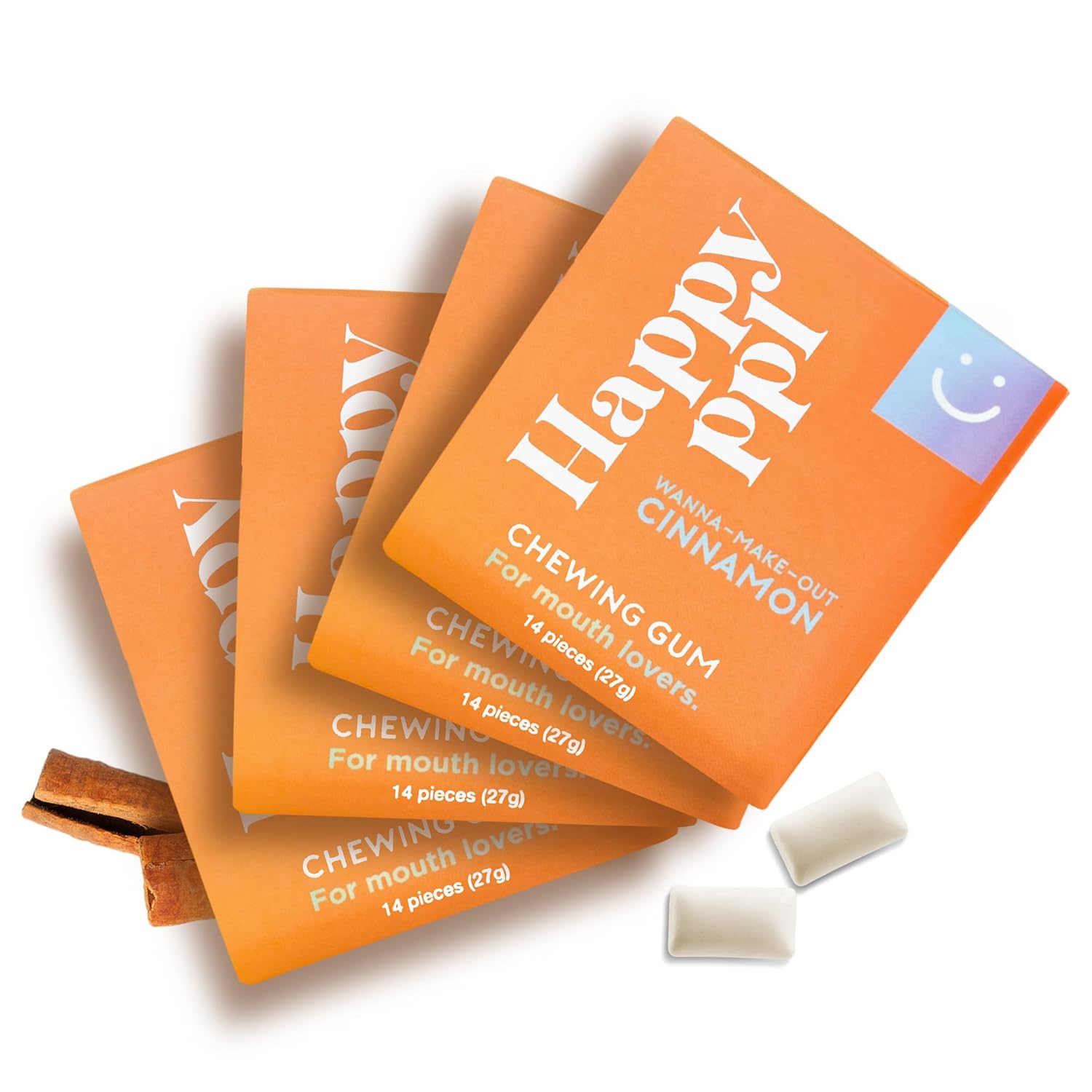 Happy ppl Gum, Chewing Gum, Natural Gum Pack, Xylitol Gum