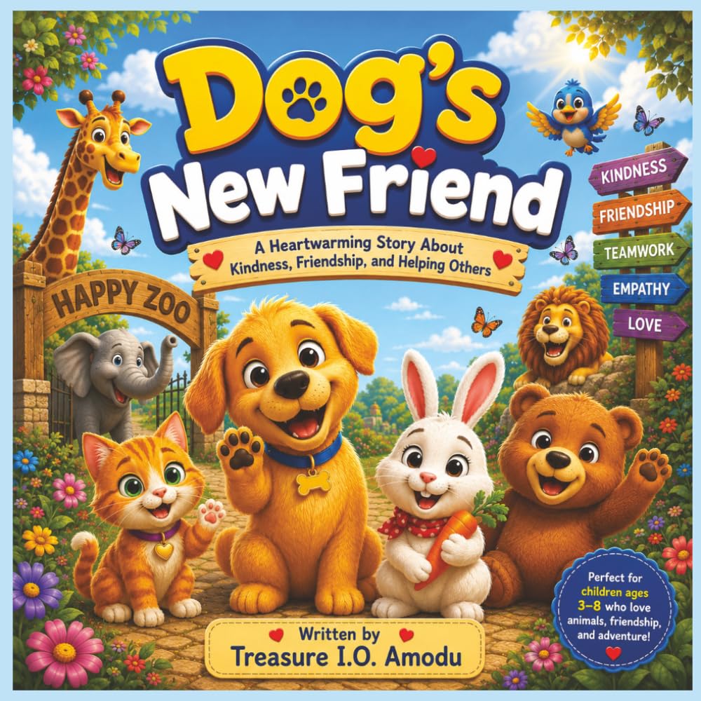 Dog's New Friend: A Heartwarming Story About Kindness, Friendship, and Helping Others