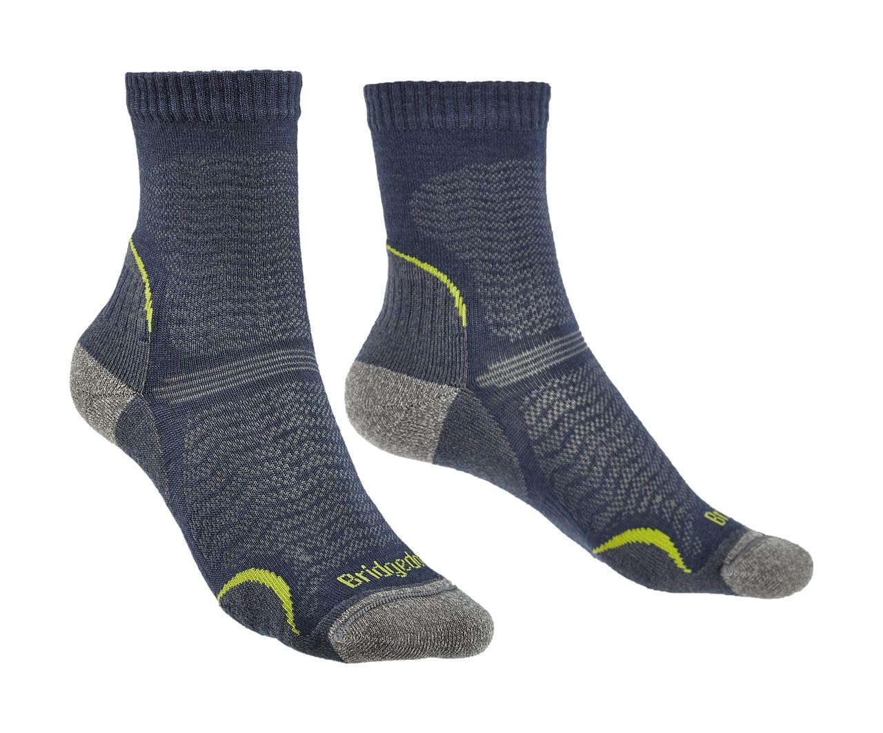 Bridgedale HIKE Ultralight T2 Merino Performance Original Crew-Women's- Medium-Denim