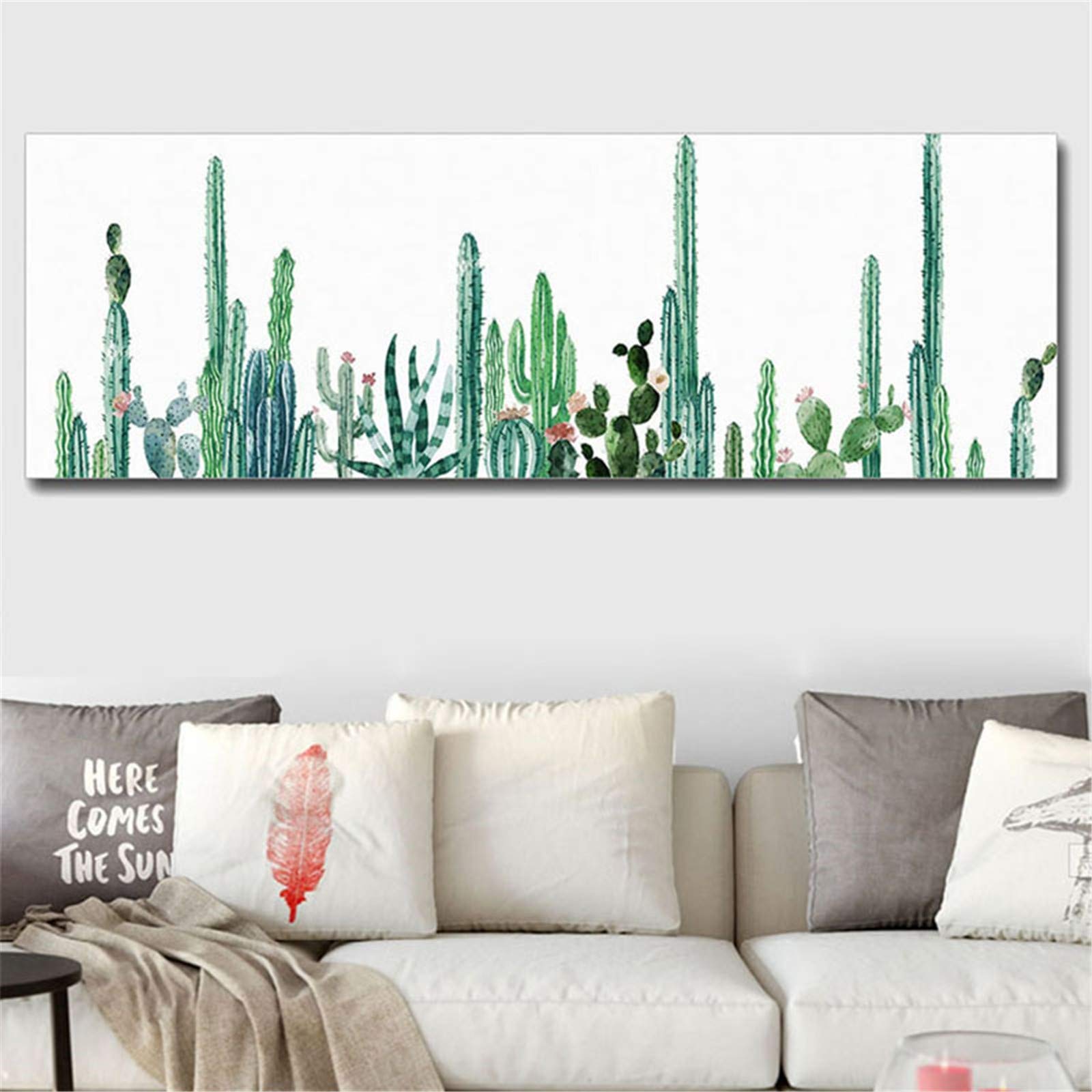 Diamant Peinture Cactus Square Drill : Toile Intégrale Brillante Haute Définition