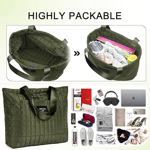 Miniatura 5 de Large Tote Bag for Women Travel Tote Bag SATIN SAINT lifestyle Women Tote Bags for Work Daily Womens Bags Beach Bag