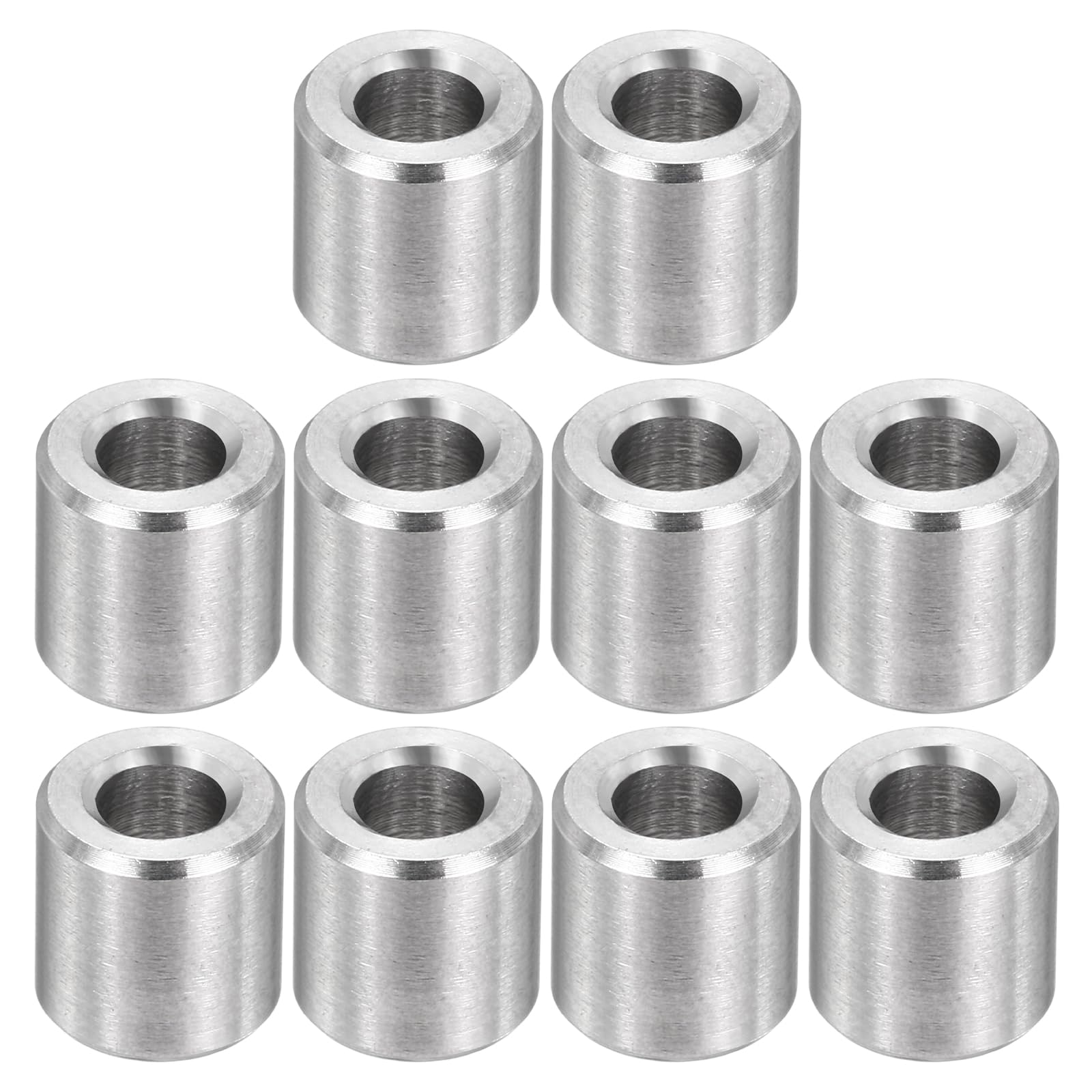 PATIKIL M3 Stainless Steel Spacers, 12Pcs Metal Spacer 3mm ID x 6mm OD x 7mm L Screw Standoff for 1/8" or M3 Screw — image 1