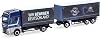 Herpa Truck Model Man TGX GX Curtain Tarpaulin Hanging Train StickelmannWe move Germany North Rhine-Westphalia.Würselen Miniature in Scale 1:87 Collectible Made in Germany Plastic