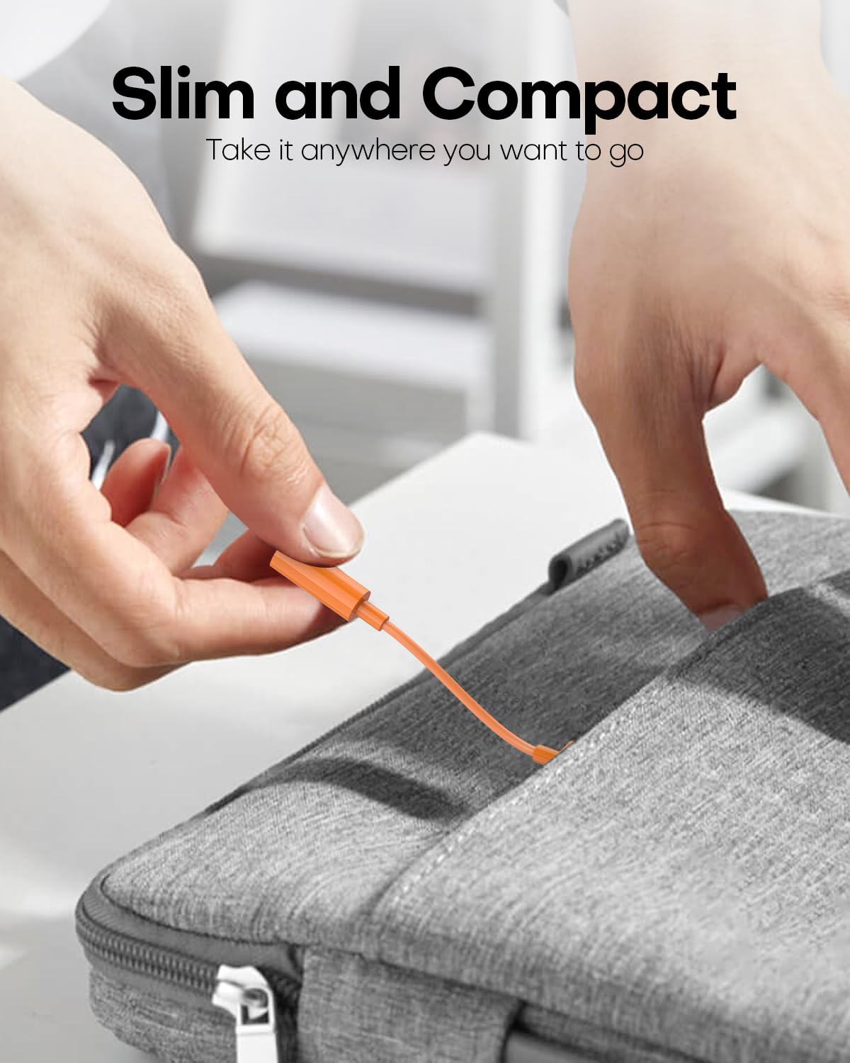 USB C auf 3.5mm Audio Kopfhörer Klinke Adapter (2 Pack), Aux zu USB C Dongle Kabel kompatibel mit iPhone 17/16/15, iPad Pro, Samsung Galaxy S25 S24 S23 Ultra/Google Pixel - Orange