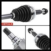 Vista 9 de A-Premium Conjunto de eje de transmisión de eje CV compatible con Toyota Corolla 2009-2018, Matrix 2003-2014 y Pontiac Vibe 2003-2010, L4 1.8L, lado