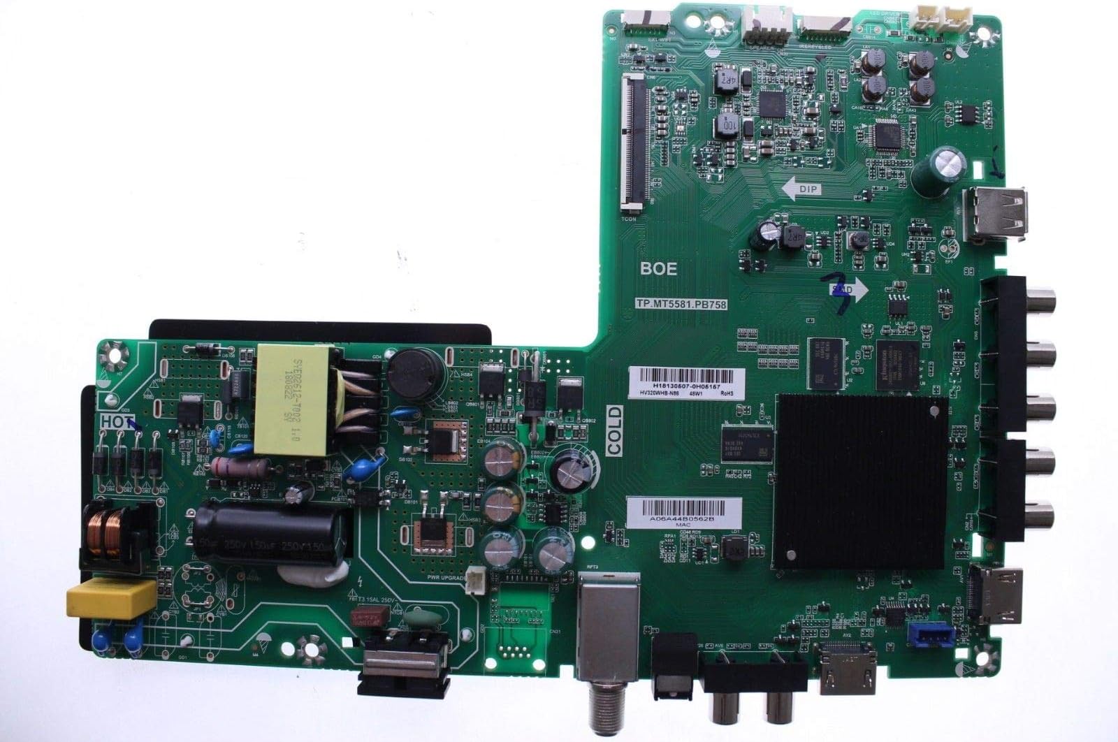 for D32h-F4 Vizio 3200508549 H18130507 TP.MT5581.PB758 Main Power Supply Board
