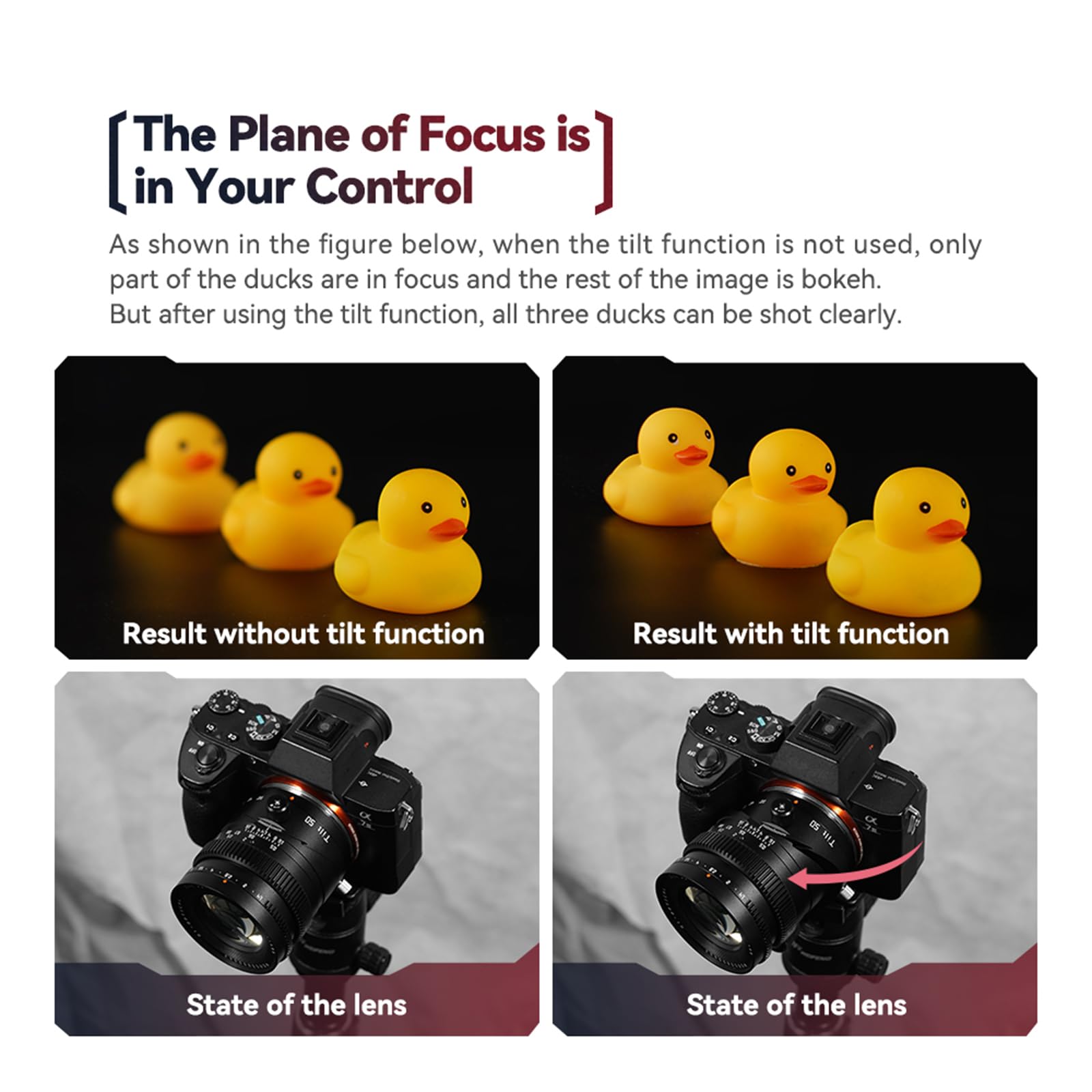 Amazon.com : TTARTISAN Tilt 50mm f1.4 Lens Full Frame Manual Focus