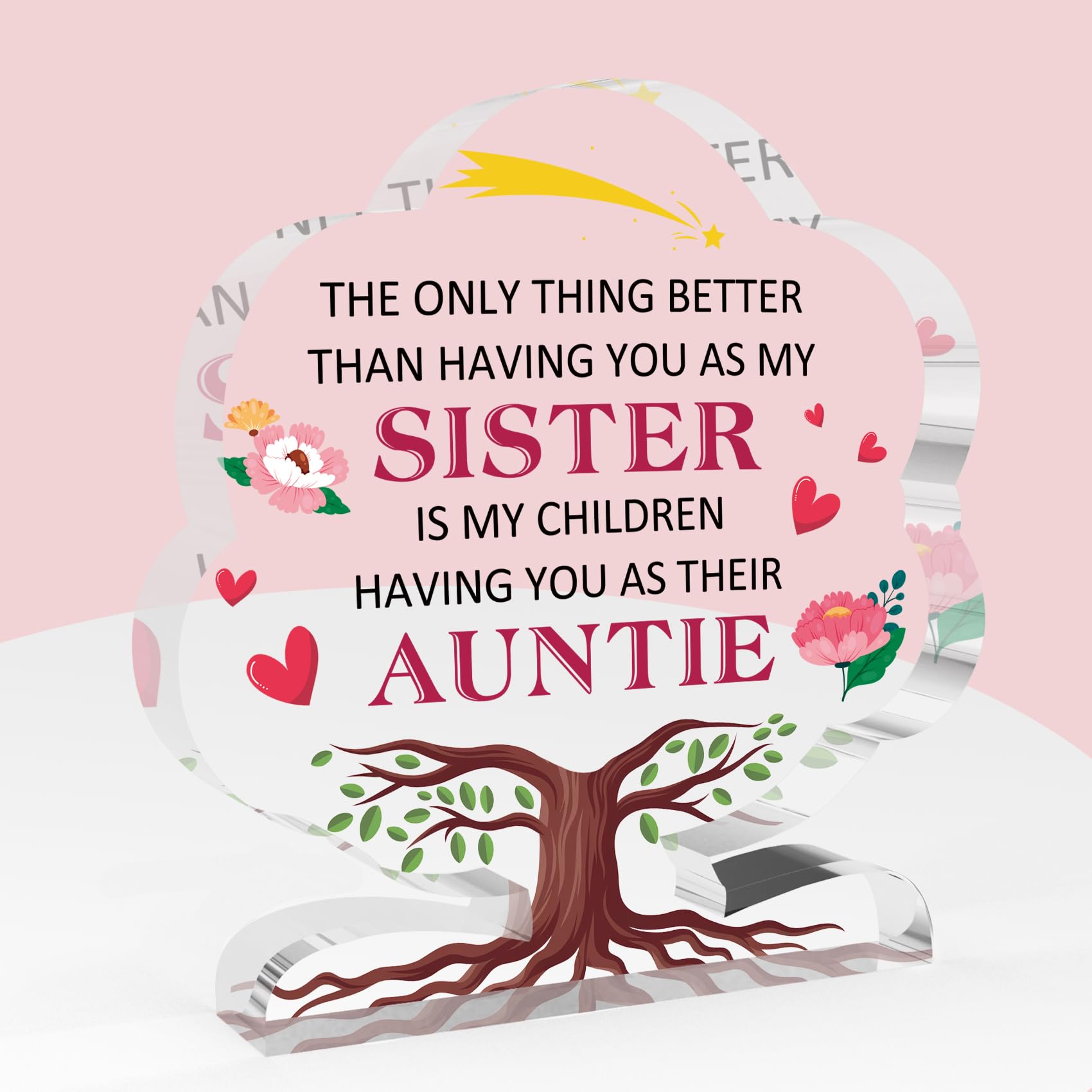 Auntie Birthday Gifts Auntie Gifts For Auntie Acrylic Ornament Best Auntie Gift From Nephew Gift For Aunties Presents For Auntie Mothers Day Presents