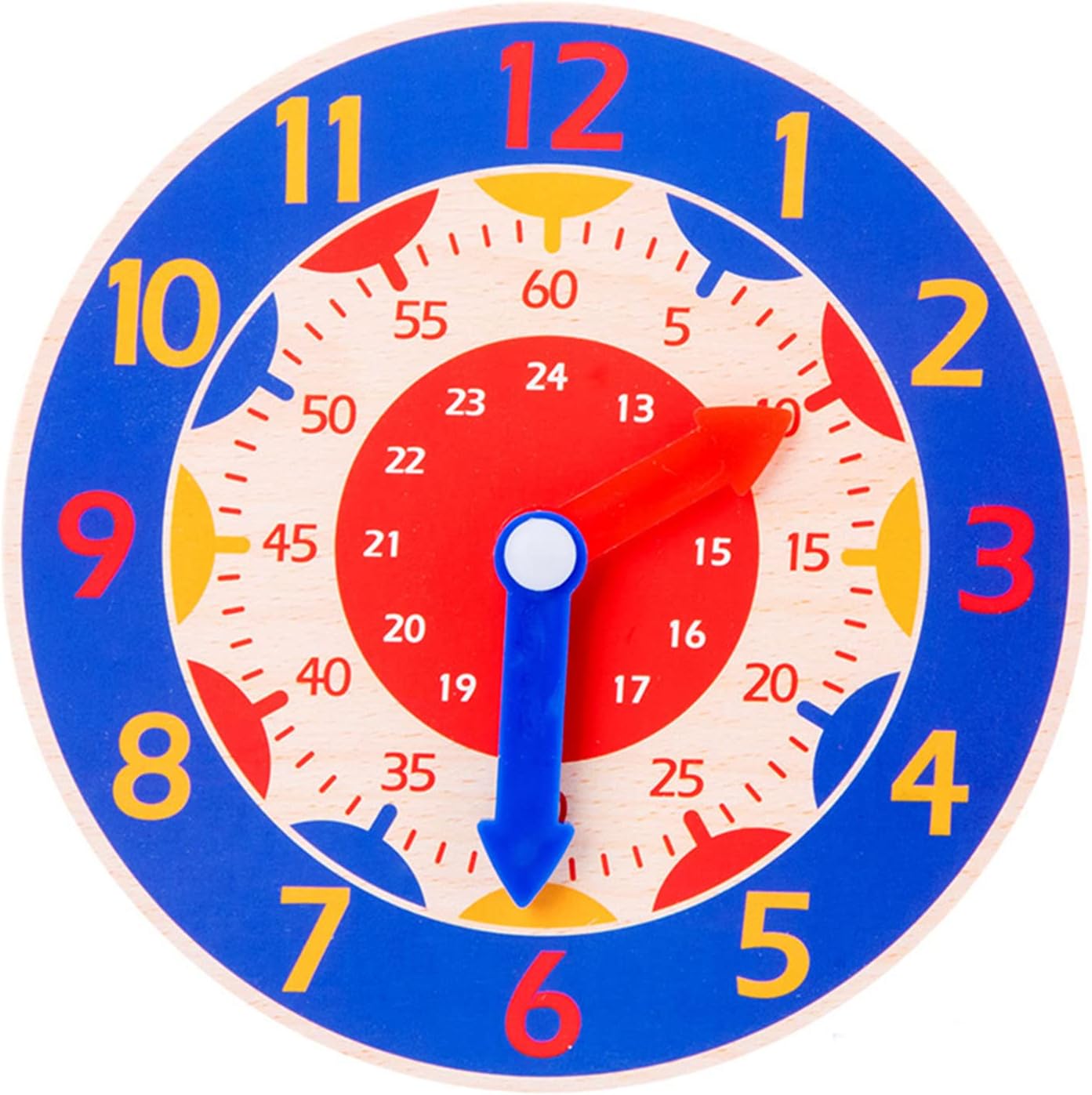 teaching clocks for children,teaching clocks analogue & digital children,wooden teaching clock