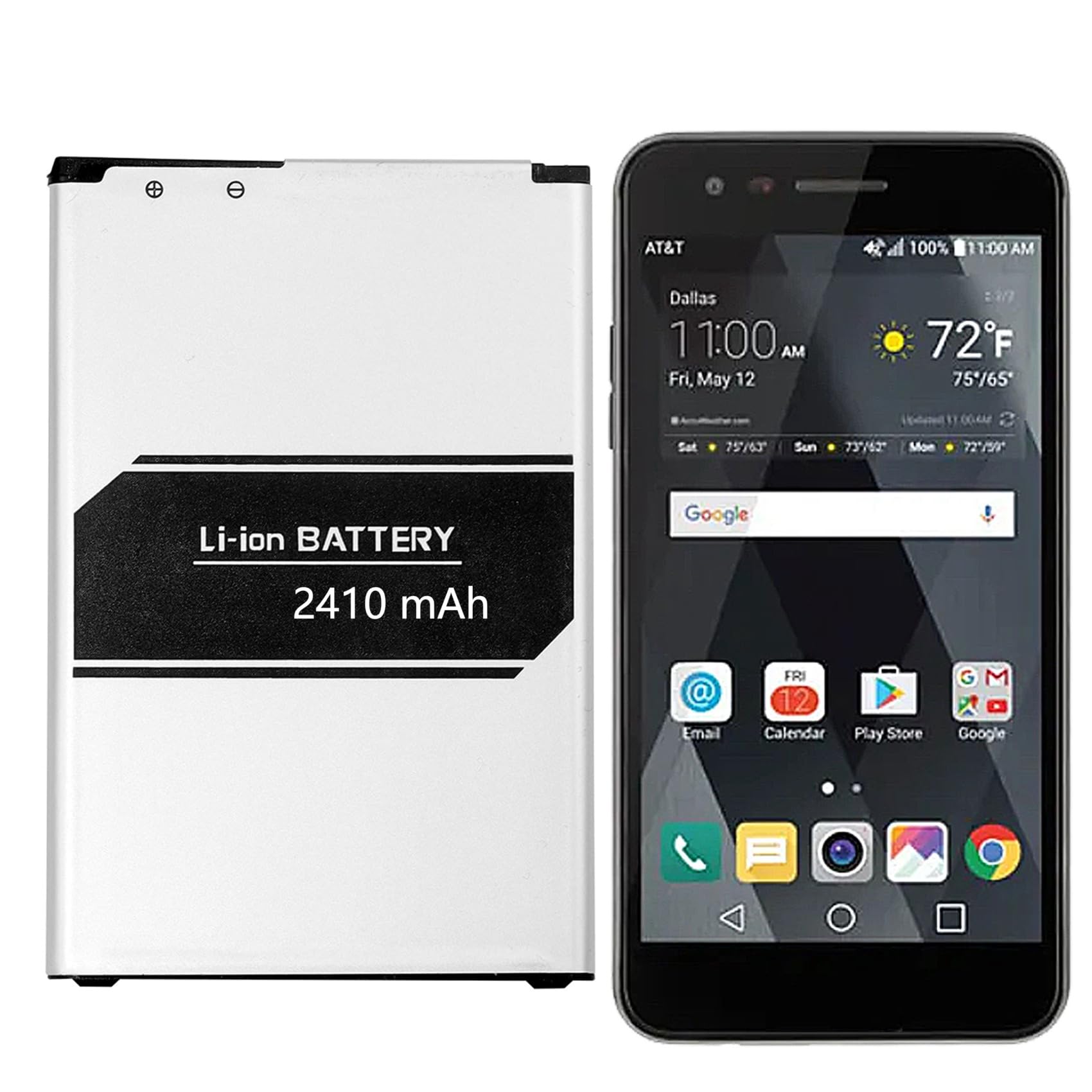 Replacement Battery for BL-45F1F,New Battery for Phoenix 3/LV3/Aristo MS210/Risio 2 /Fortune M153/M150