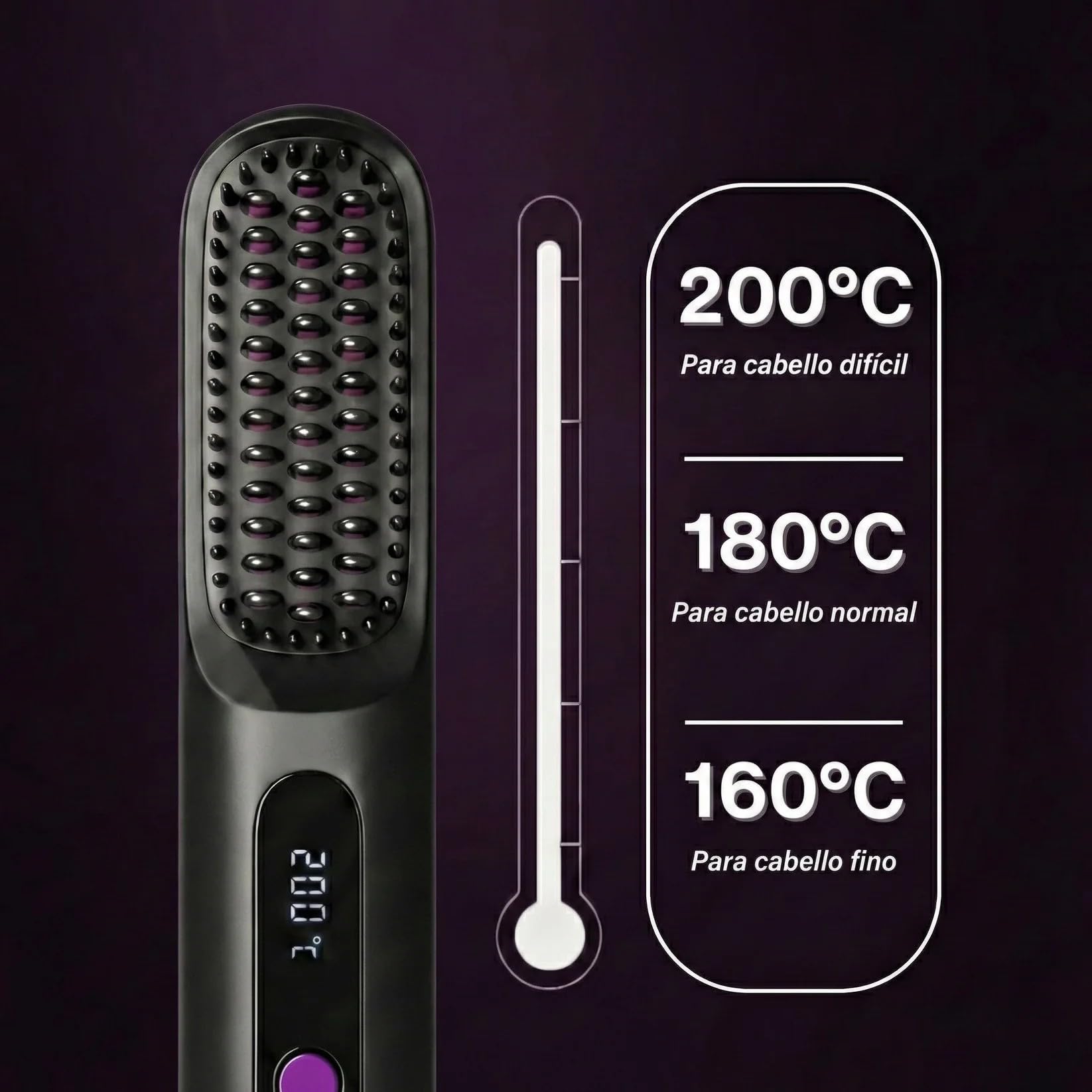 Cepillo Suavelia Para Cabello Corto(Blanco)