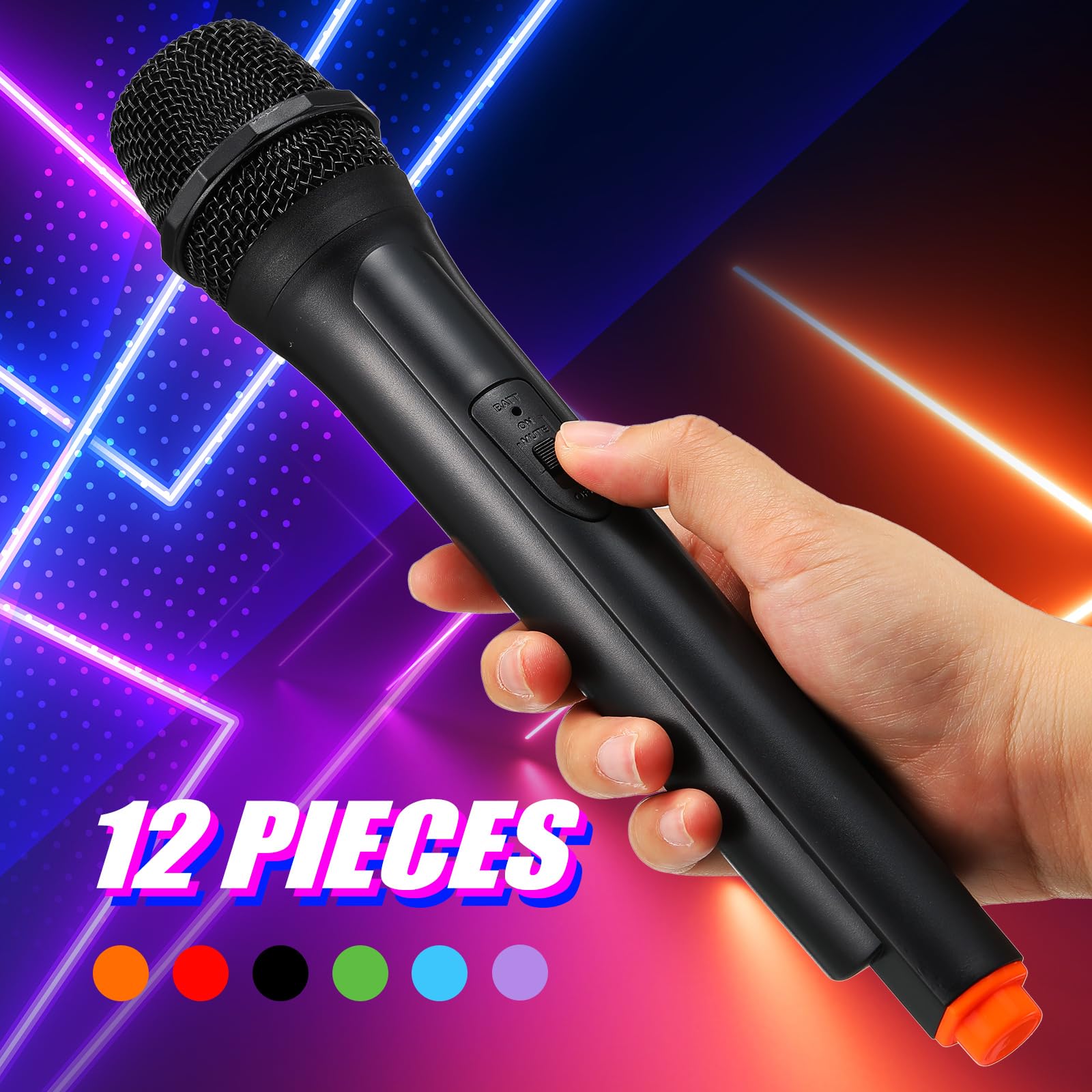 Toy Fake Microphone - Pretend Play Stage Prop For Singing, Role Play & Party Performances - View #5