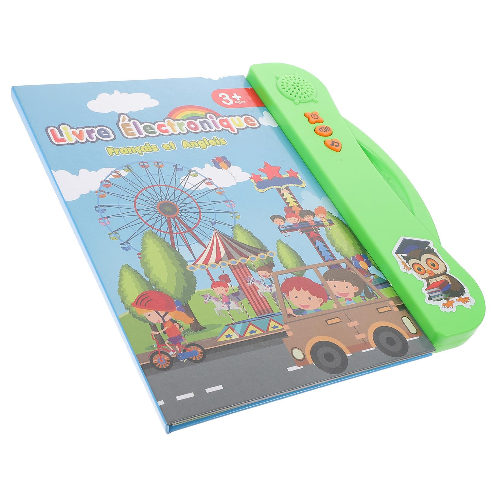 Interactivo para Aprendizaje Preescolar en Francés E Inglés, Juguete Educativo para Niños Desarrollo de Memoria y Estimulación del Aprendizaje en Cumpleaños