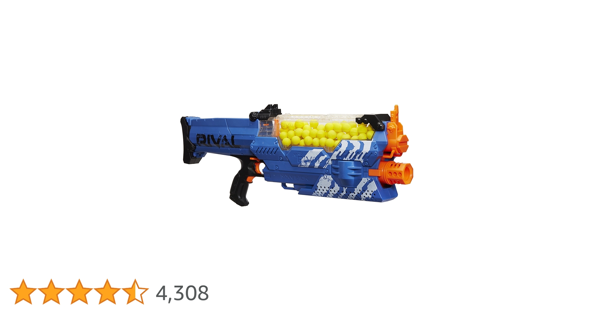 Amazon | ナーフ NERF Rival Nemesis MXVII-10K Blaster 青 サバゲー