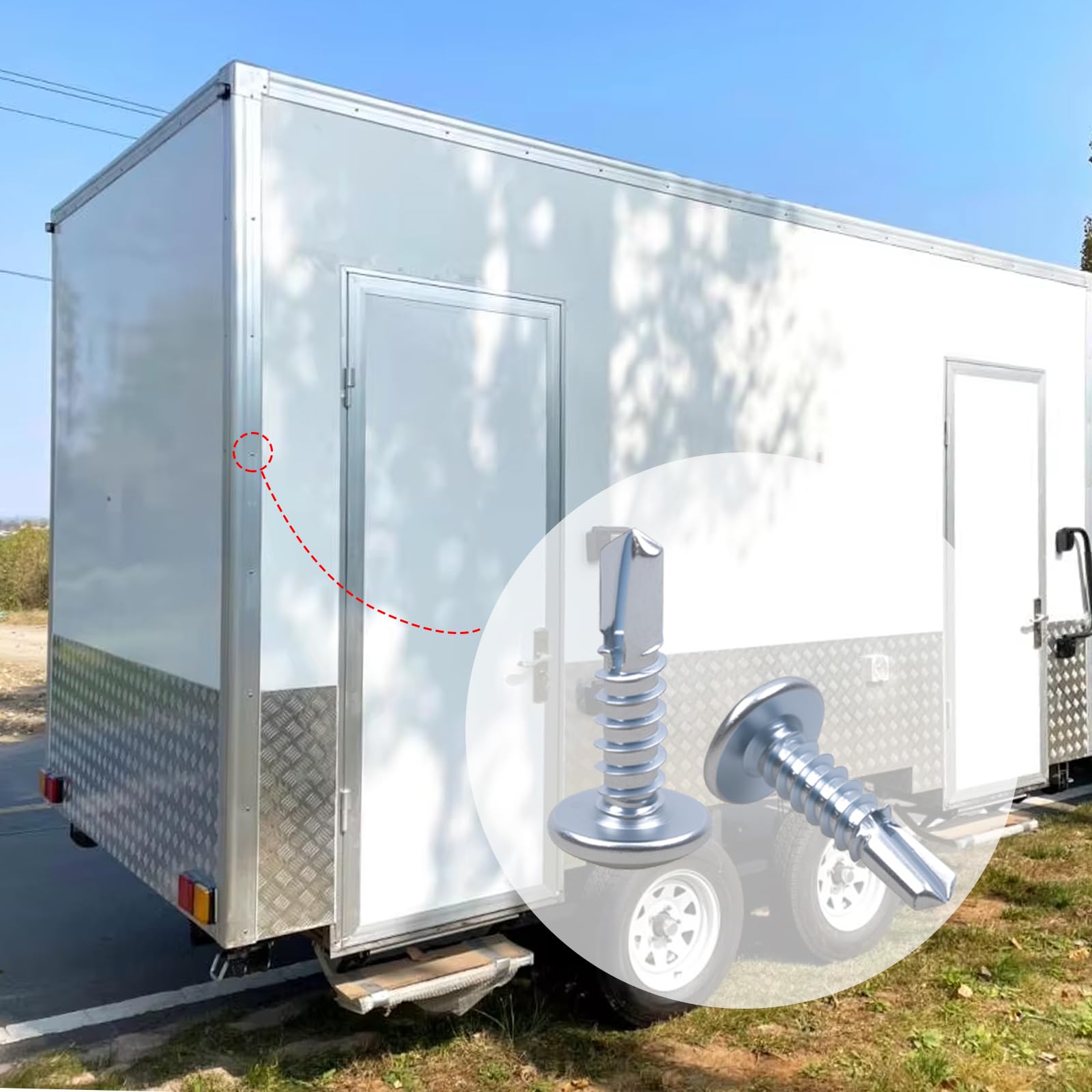 Sheet Metal Screws - Trailer Repair -9