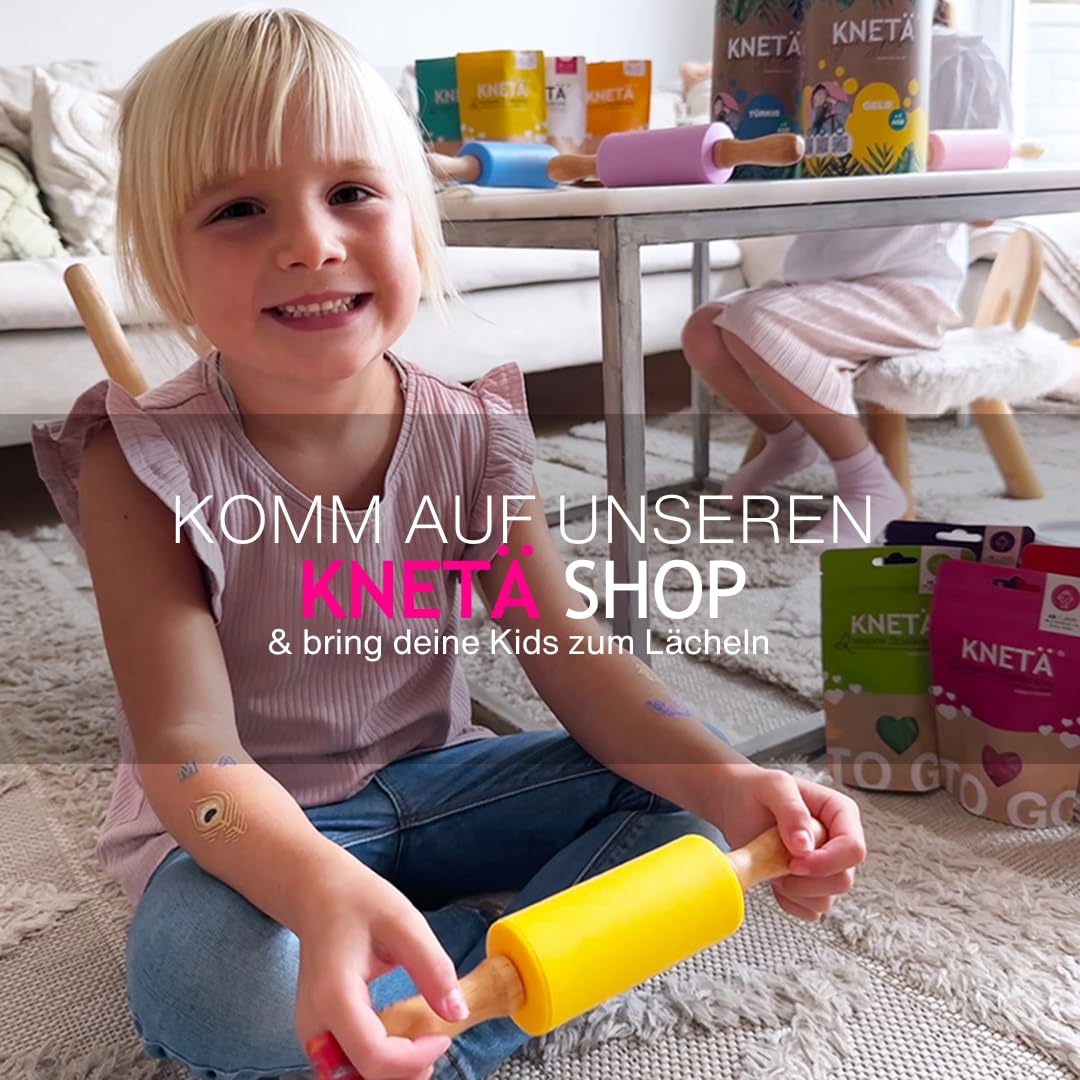 KNETÄ KNET Set I SPARBUNDLE I XXL Papierdose (1.000g) - Vegane Spielknete für Kinder ab 1 Jahr I Made in Germany (Bundle M (1) I Knete Kindergarten