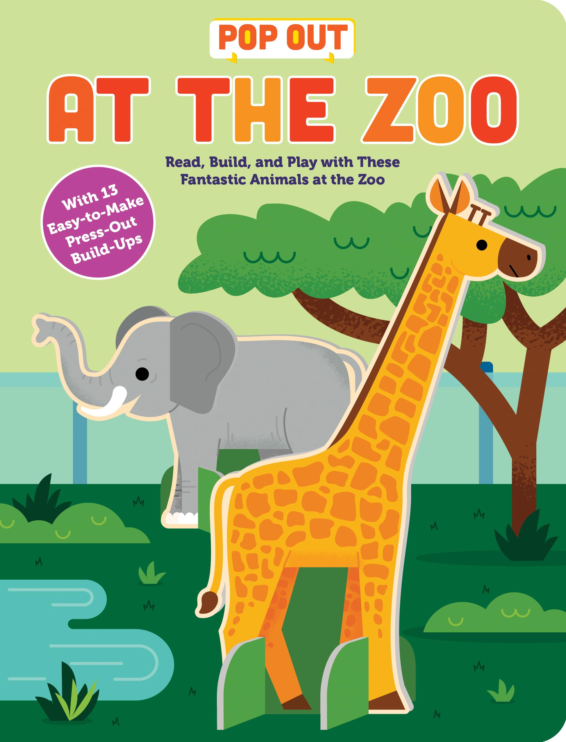 Pop Out at the Zoo: Read, Build, and Play with these Fantastic Animals at the Zoo: 4 (Pop Out Books)