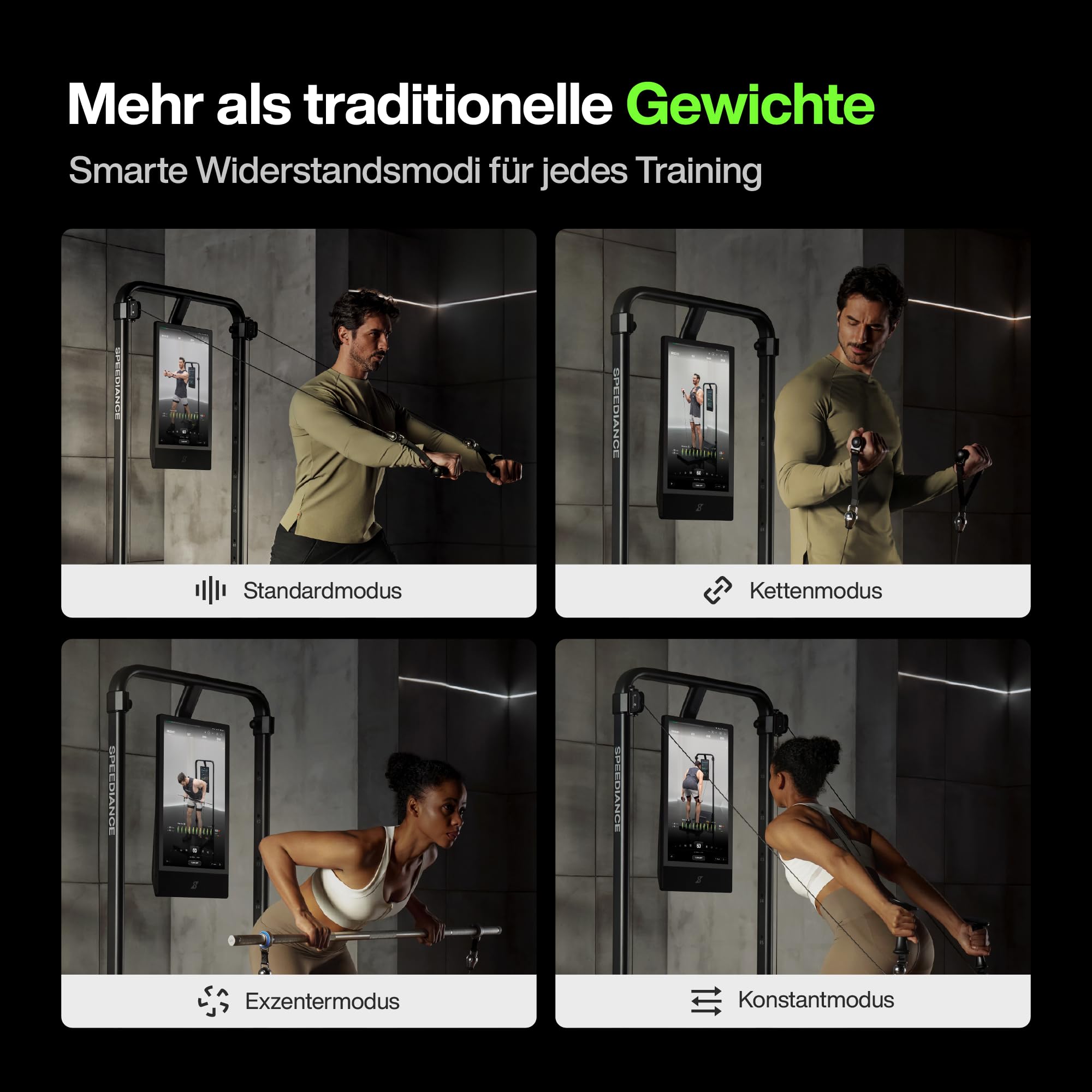Speediance Gym Monster 2 Smart Home Gym, Upgraded AI-Powered Home Workout Maschine, Multifunktionale Smith Maschine, Ganzkörper-Krafttraining Fitnessgeräte, All-in-One Workout