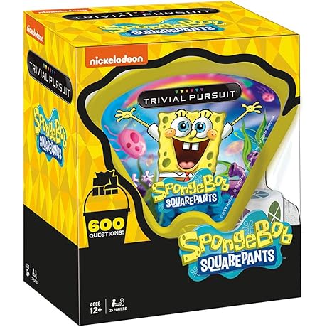 Trivial Pursuit SpongeBob SquarePants: Dive into the World of the Beloved Nickelodeon Cartoon
