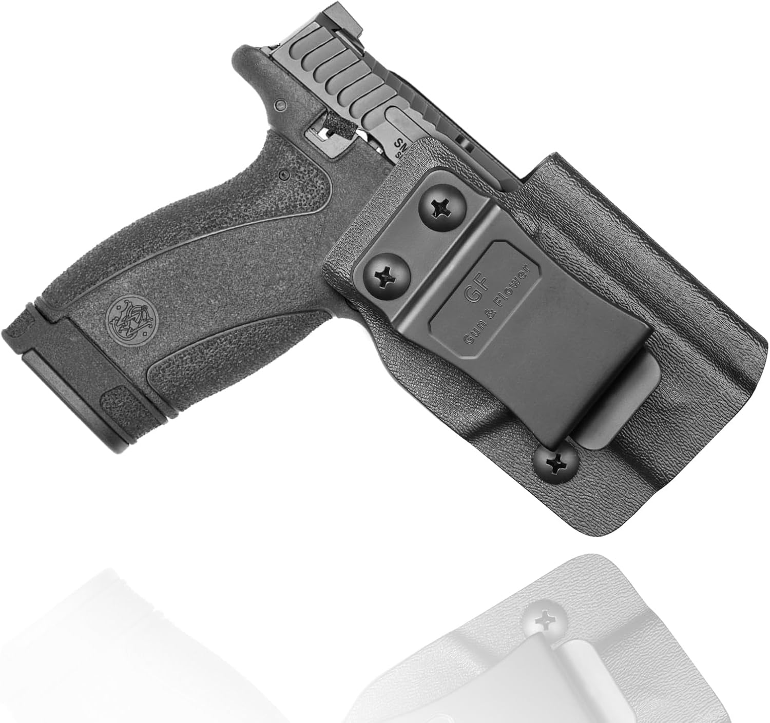 IWB Holster for Smith & Wesson Bodyguard 2.0 (.380), S&W BG 2.0 Concealed Carry Inside Waistband Holster, Optic Cut, Adjustable Retention & Cant, Slim Profile Bodyguard 2 Holster