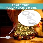12FT Polarized 2 Prong Extension Cord with Dust Proof Cover - Replacement White Polarized 2 Prong Extension Cord with Foot Switch 13A/125V Outlet Saver Power Cord SPT-2 16AWG for Desktop Lamp,Chargers