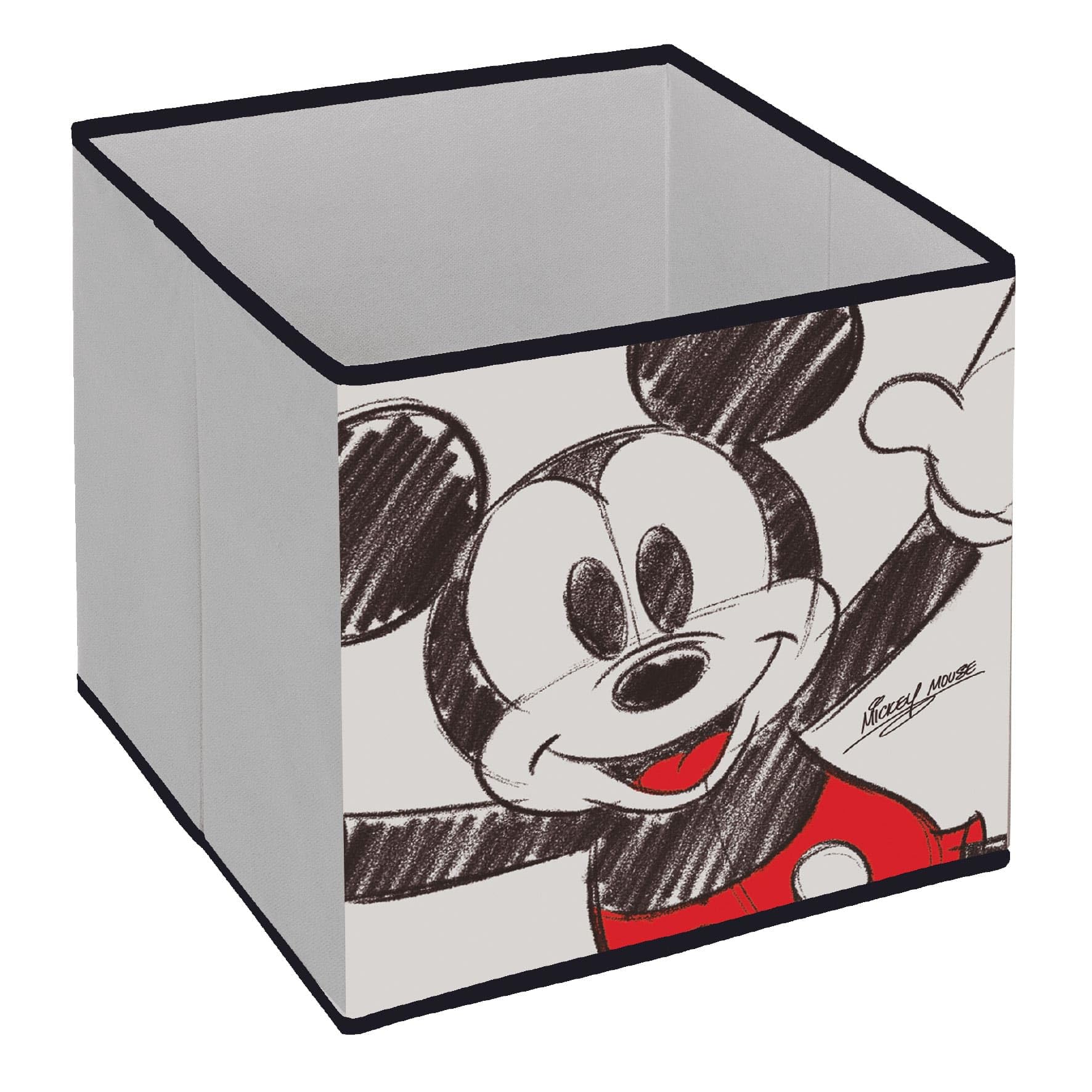 ARDITEX - Official Disney Licensed Mickey Mouse Foldable Organizer Bin - 31x31x31cm - For storing toys, clothes and accessories