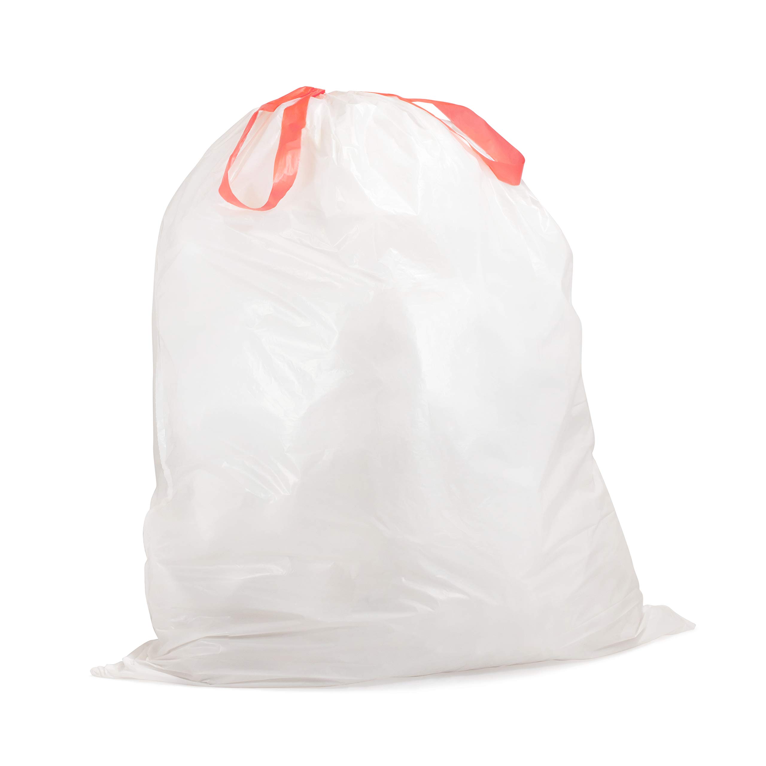Qualia - Bolsa de basura sin aroma de 80 litros con cierre de cordón, resistente (sin aroma, 90 bolsas)