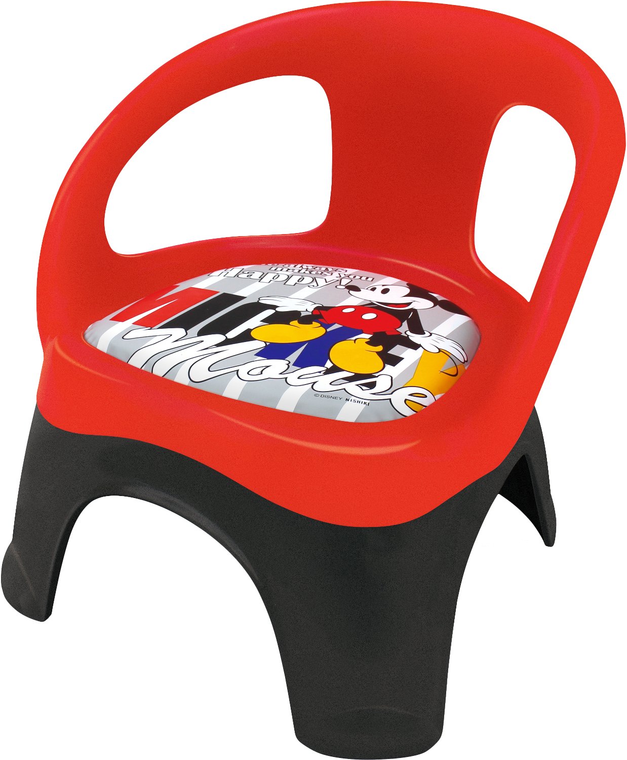 Amazon | 錦化成 子供椅子 ミッキーマウス アールチェア レッド