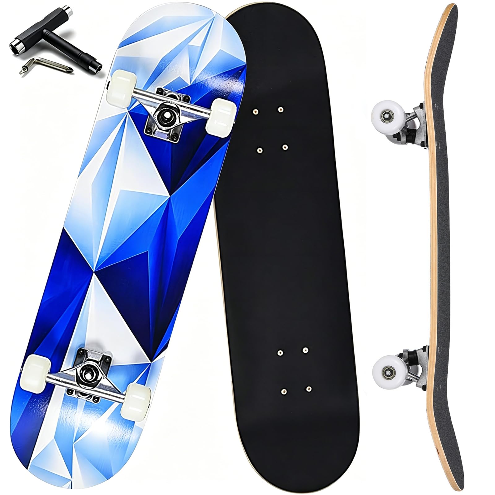 Amazon.com : ANYFUN Pro Complete Skateboards for Beginners Girls