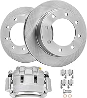 Vista 36 de Detroit Axle - Rotores de freno delantero de 5 lengüetas 4WD para Ford F-150 1997-2003 1998-2003 Rotores de freno de disco Lobo 1999 2000 2001 2002