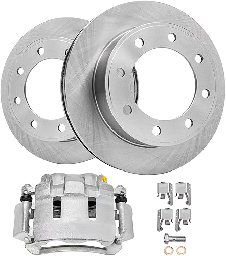 Miniatura 38 de Detroit Axle - Rotores de freno delantero para Jetta Volkswagen Beetle Golf GTI Rotores de freno Frenos y rotores de repuesto: Rotores de 11,34"