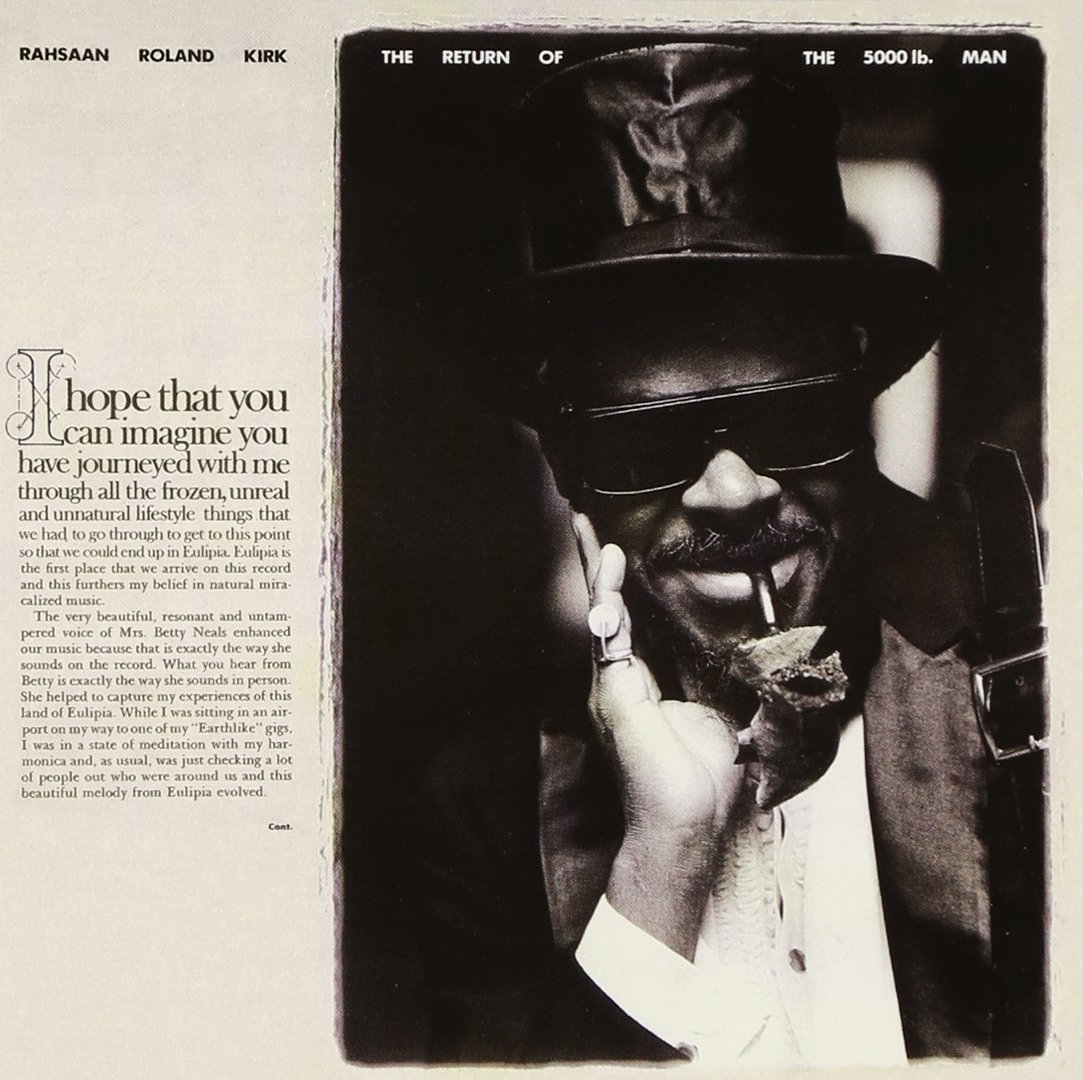 RAHSAAN ROLAND KIRK ROLAND KIRK - The Return Of The 5000 Lb. Man - CD