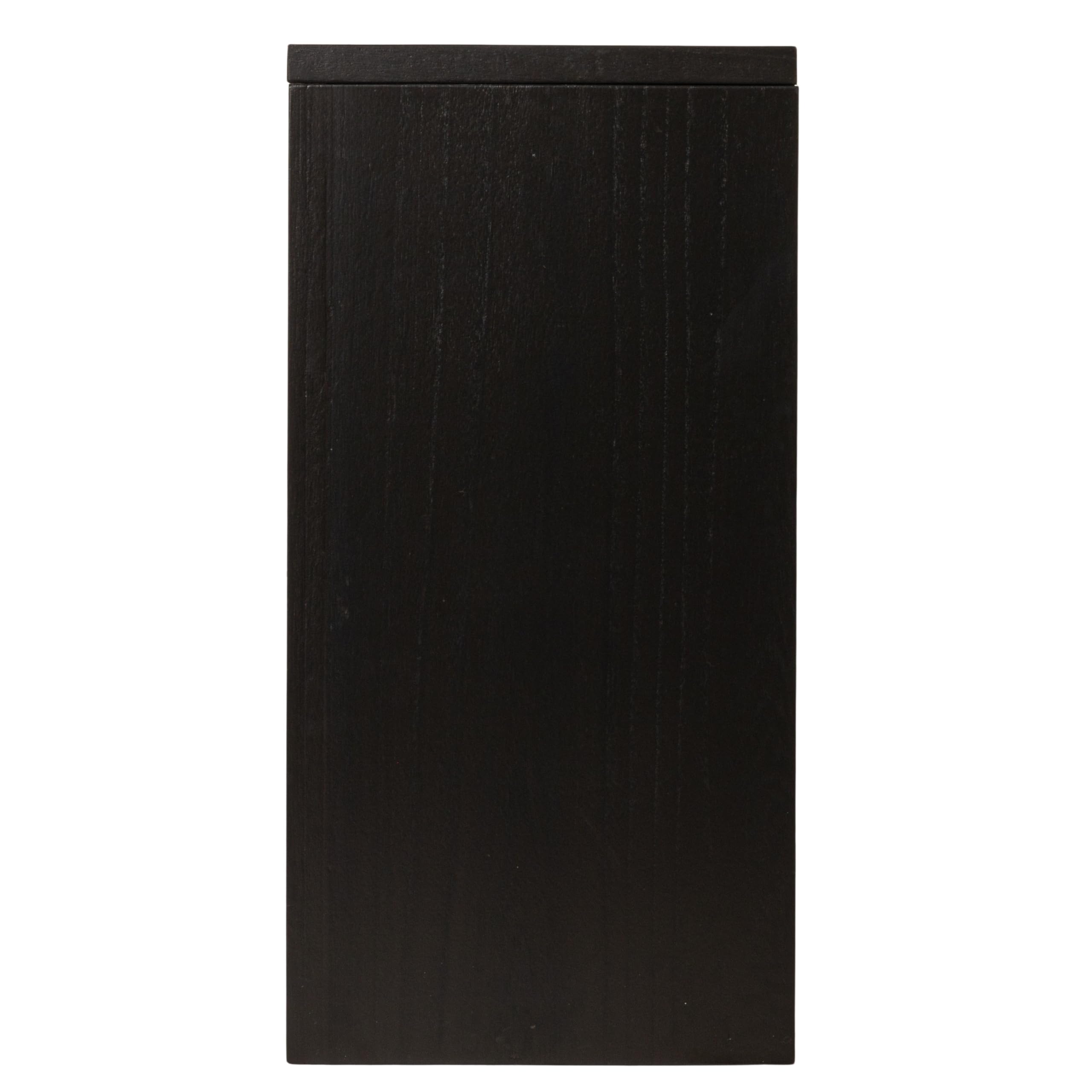 Creative Co-Op Modern Black Console Table with Storage Drawers
