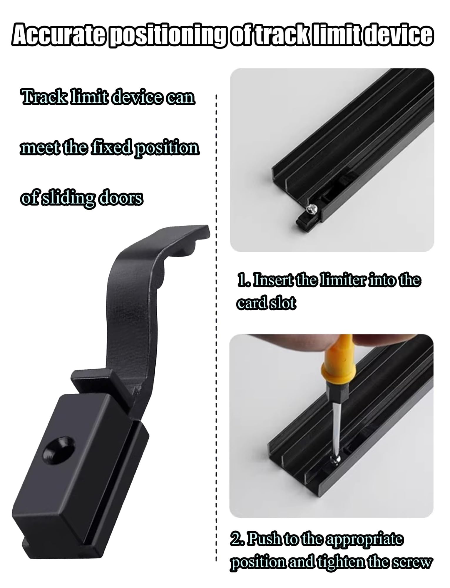 Kit de herrajes para puertas correderas para armarios y gabinetes, sistema de deslizamiento suave y silencioso